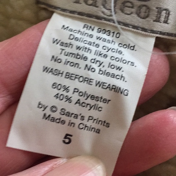 NWT Sherpa lined faux leather coat - Picture 8 of 8